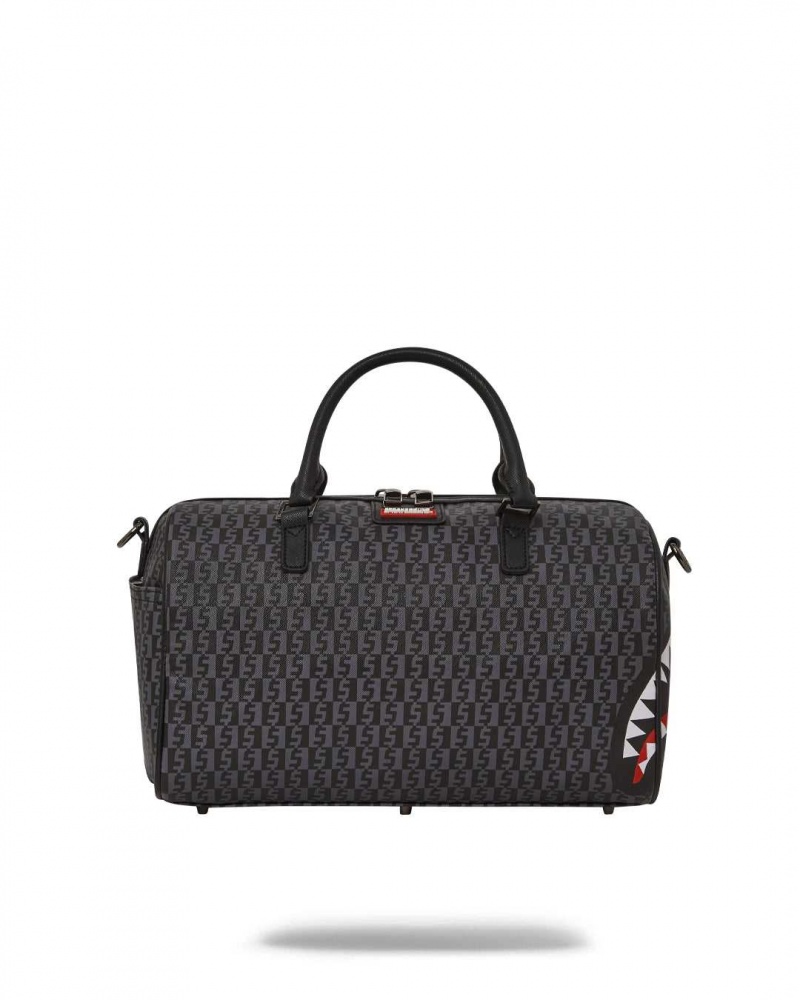 Sprayground Bag MONEY CHECK MINI DUFFLE Grey | CHFWU3061