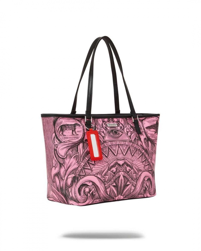 Sprayground Bag MONEY TECHNIQUE TOTE Pink | AEDHB1607