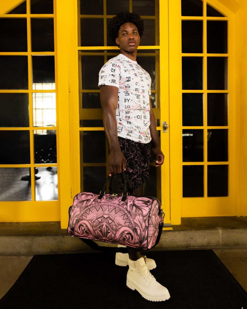 Sprayground Bag MONEY TECHNIQUE DUFFLE Pink | ZDCBU0247