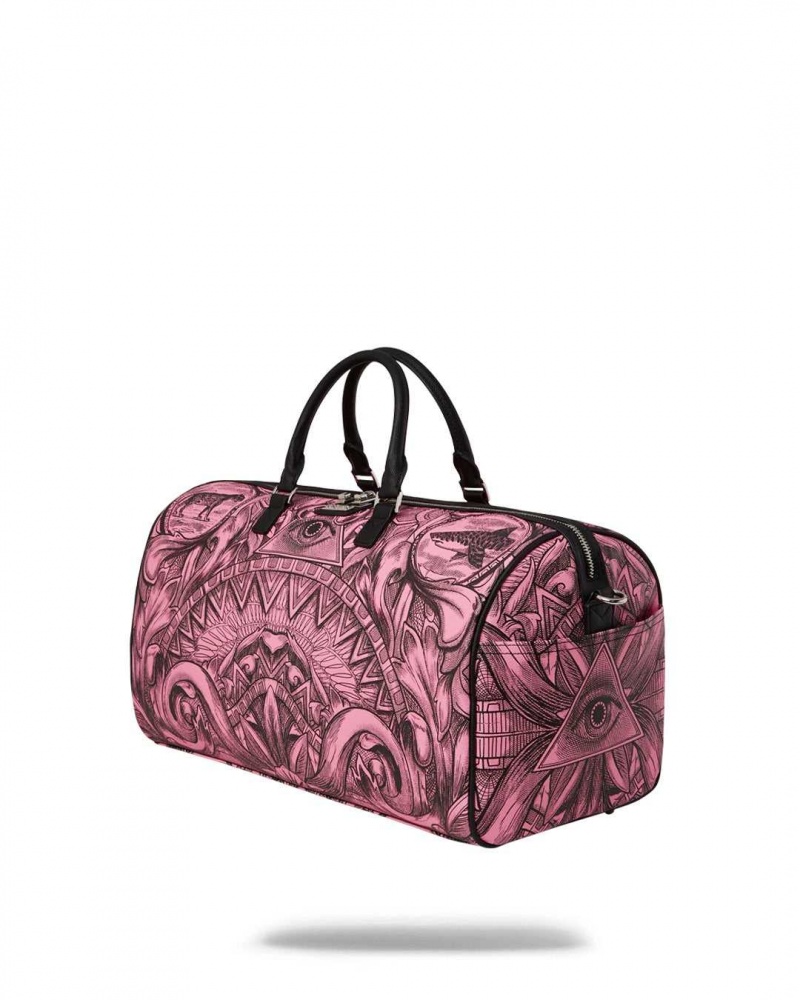 Sprayground Bag MONEY TECHNIQUE DUFFLE Pink | ZDCBU0247