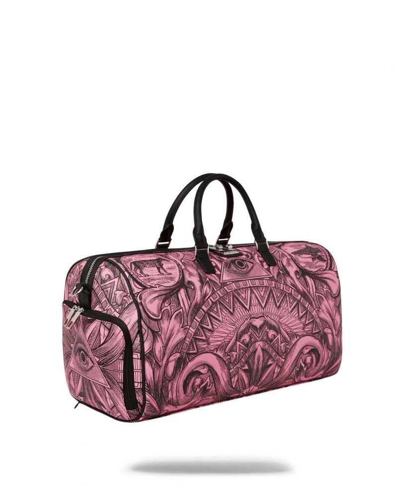 Sprayground Bag MONEY TECHNIQUE DUFFLE Pink | ZDCBU0247