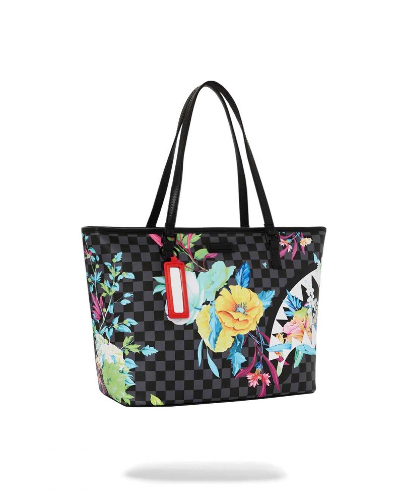 Sprayground Bag NEON FLORAL TOTE Yellow | KSOIB5310