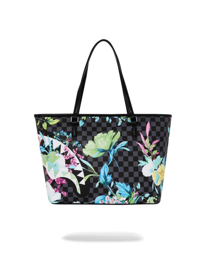 Sprayground Bag NEON FLORAL TOTE Yellow | KSOIB5310