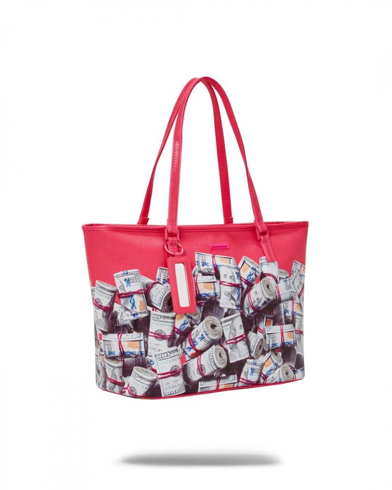 Sprayground Bag NEW MONEY TOTE Fuchsia | DBLEV5360