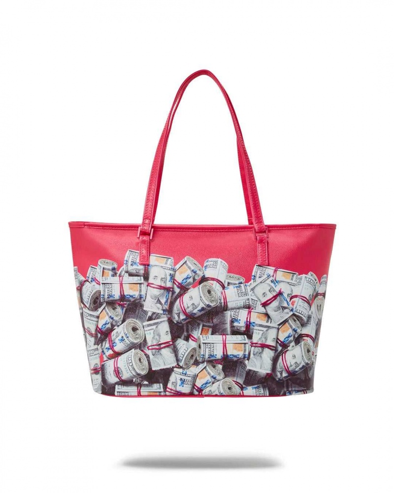 Sprayground Bag NEW MONEY TOTE Fuchsia | DBLEV5360