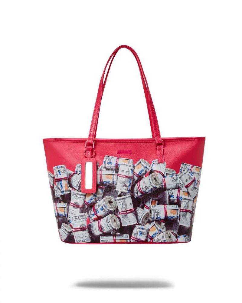 Sprayground Bag NEW MONEY TOTE Fuchsia | DBLEV5360