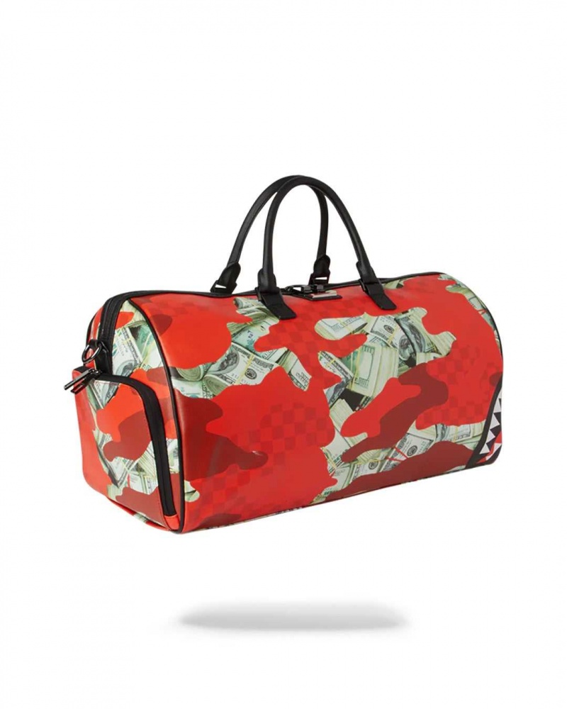 Sprayground Bag PANIC ATTACK DUFFLE Red | HKLAW5921