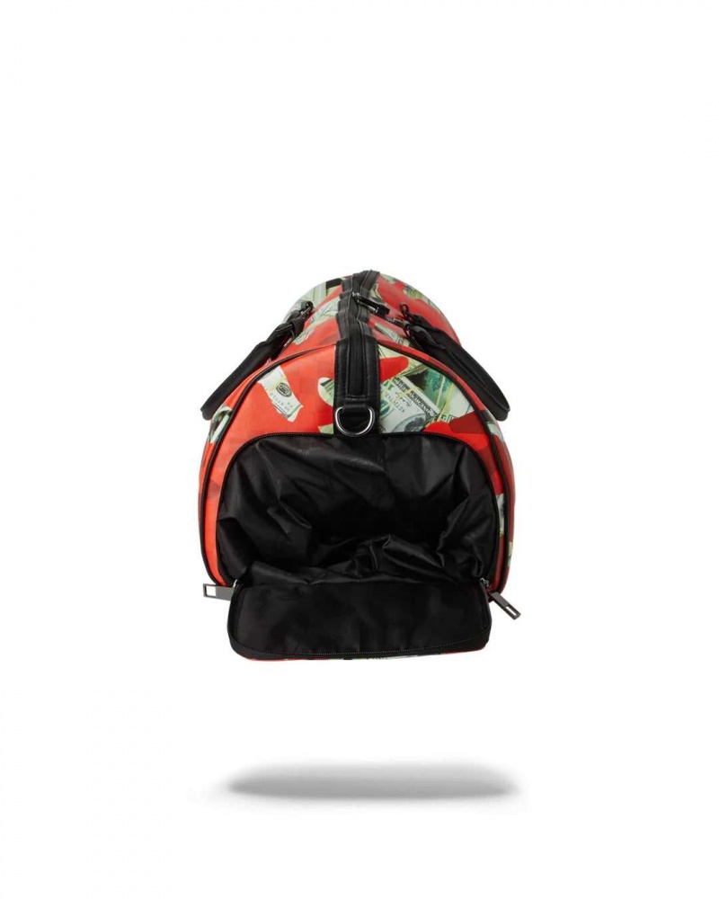 Sprayground Bag PANIC ATTACK DUFFLE Red | HKLAW5921