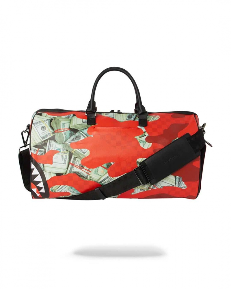 Sprayground Bag PANIC ATTACK DUFFLE Red | HKLAW5921