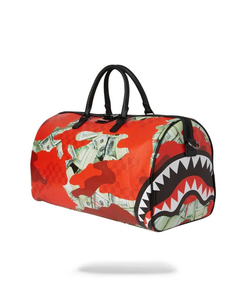 Sprayground Bag PANIC ATTACK DUFFLE Red | HKLAW5921