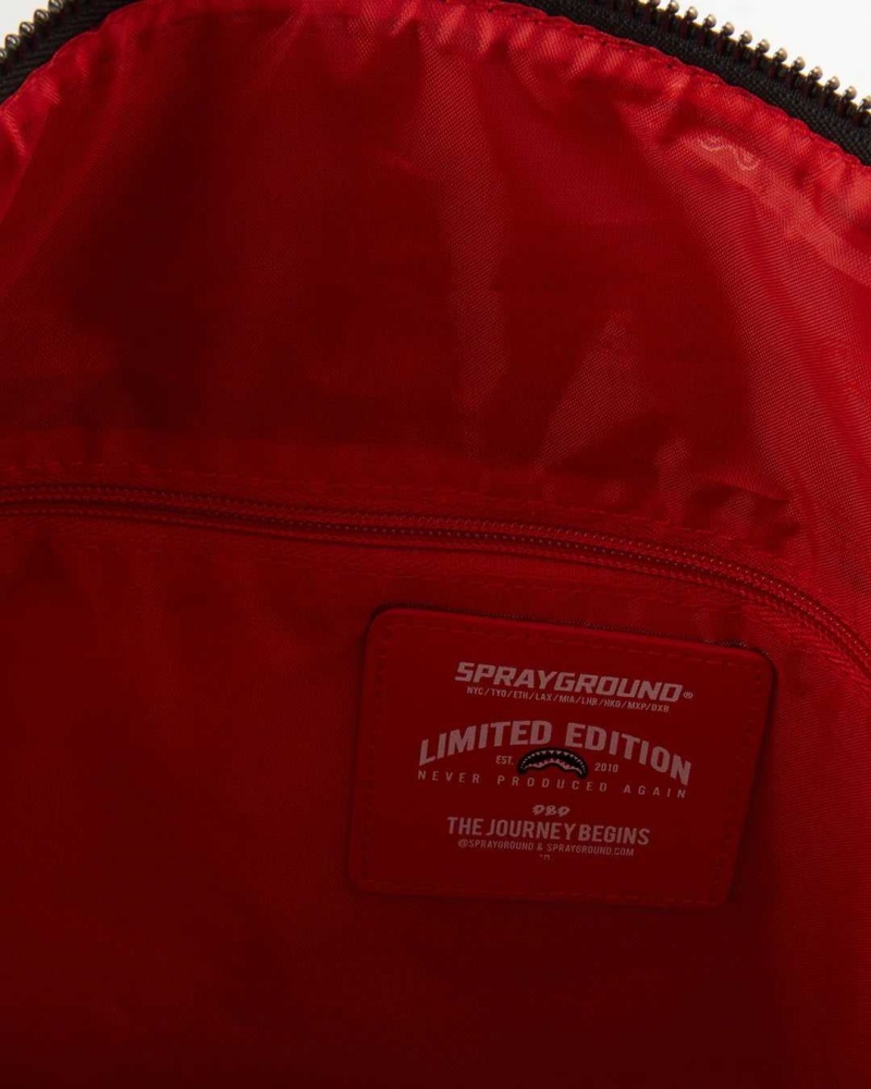 Sprayground Bag PANIC ATTACK DUFFLE Red | HKLAW5921