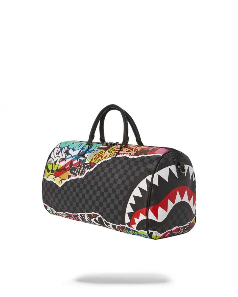 Sprayground Bag PULL AWAY DUFFLE Black | HYROT6794