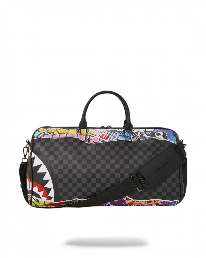 Sprayground Bag PULL AWAY DUFFLE Black | HYROT6794