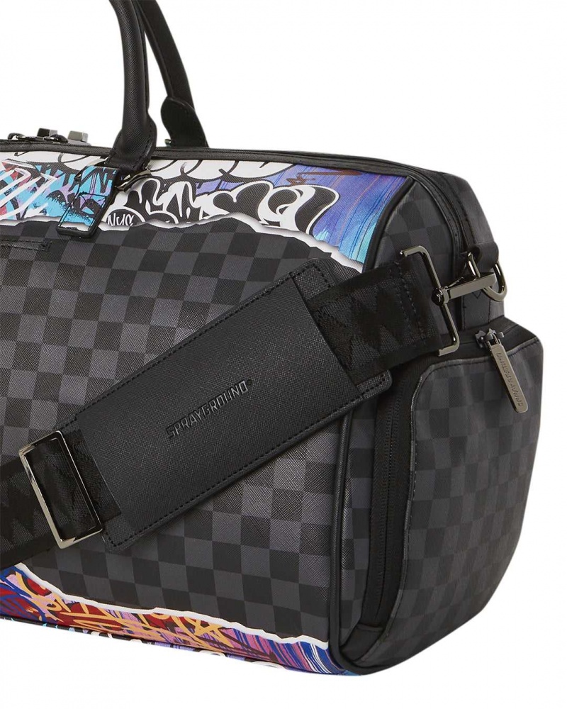 Sprayground Bag PULL AWAY DUFFLE Black | HYROT6794