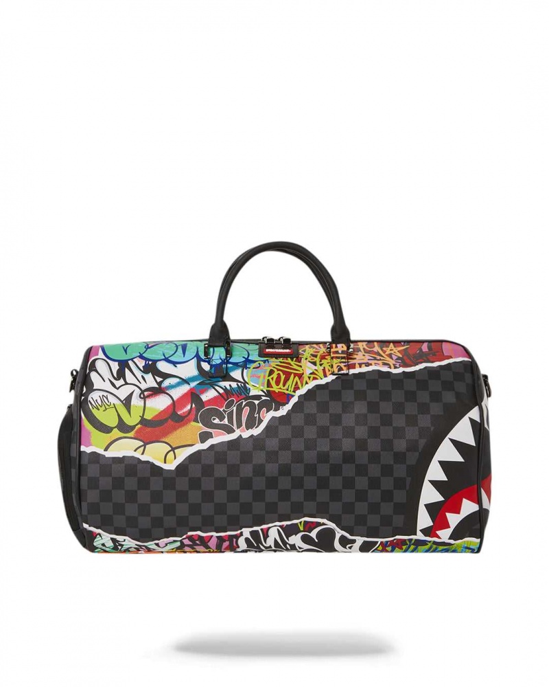 Sprayground Bag PULL AWAY DUFFLE Black | HYROT6794