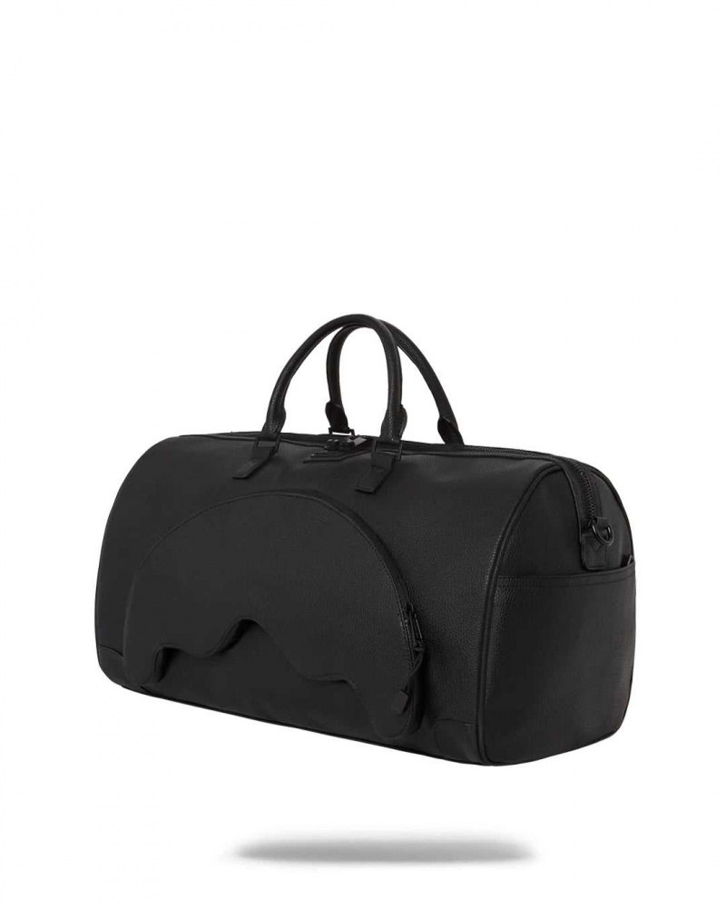 Sprayground Bag PVC SHARKPOCKET DUFFLE Black | MHKSN5780