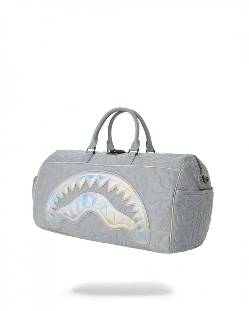 Sprayground Bag QUILTED NORTHERN DUFFLE Grey | FBYSX6750