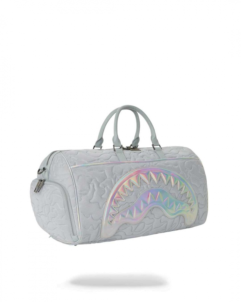 Sprayground Bag QUILTED NORTHERN DUFFLE Grey | FBYSX6750