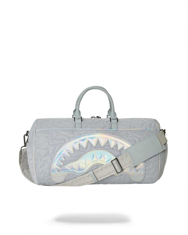 Sprayground Bag QUILTED NORTHERN DUFFLE Grey | FBYSX6750