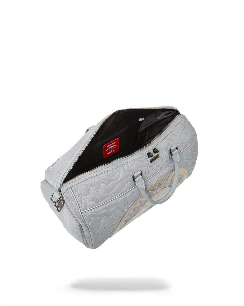 Sprayground Bag QUILTED NORTHERN DUFFLE Grey | FBYSX6750