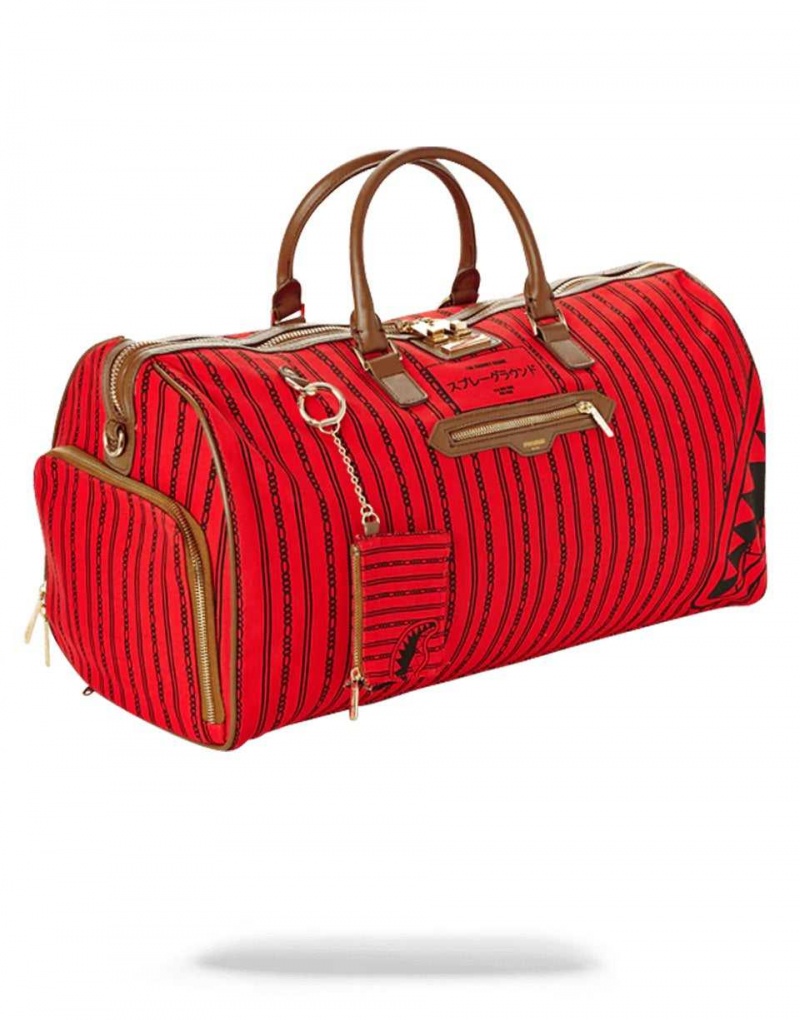 Sprayground Bag REVERSE SHARKS IN PARIS DUFFLE Red | HGVSL2035