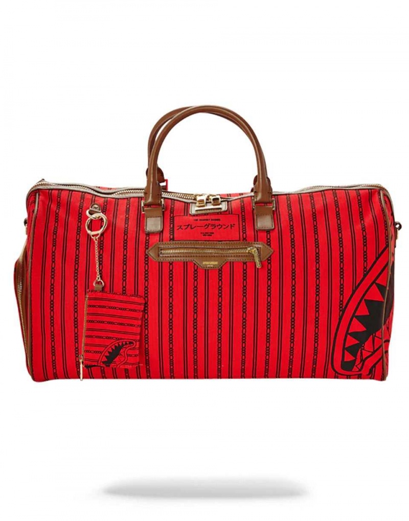 Sprayground Bag REVERSE SHARKS IN PARIS DUFFLE Red | HGVSL2035