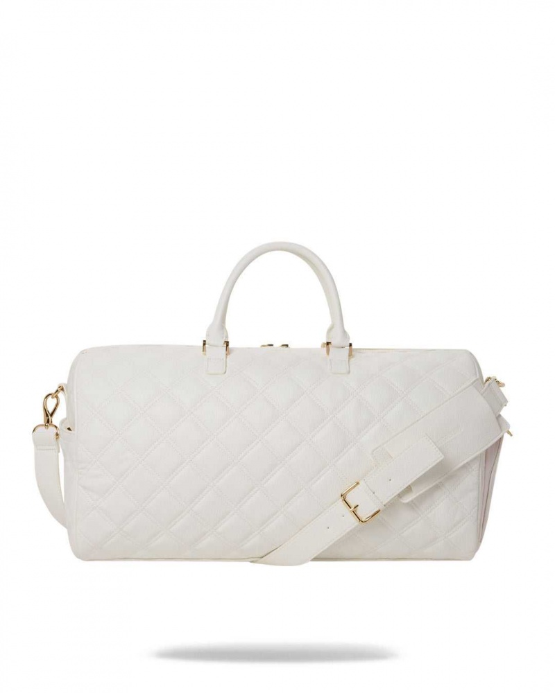 Sprayground Bag RIVIERA DUFFLE White Gold White | BXTDF9413