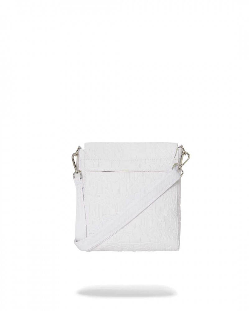 Sprayground Bag SCRIBBLE MESSENGER White | TDISU4106