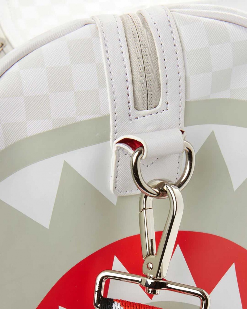 Sprayground Bag SHARKS IN PARIS MEAN & CLEAN DUFFLE White | JQPOU8094