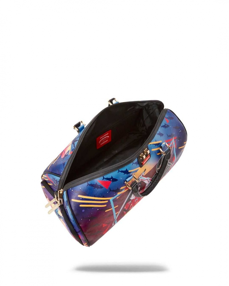 Sprayground Bag SHARKUZA DUFFLE Blue | EVRDH1745