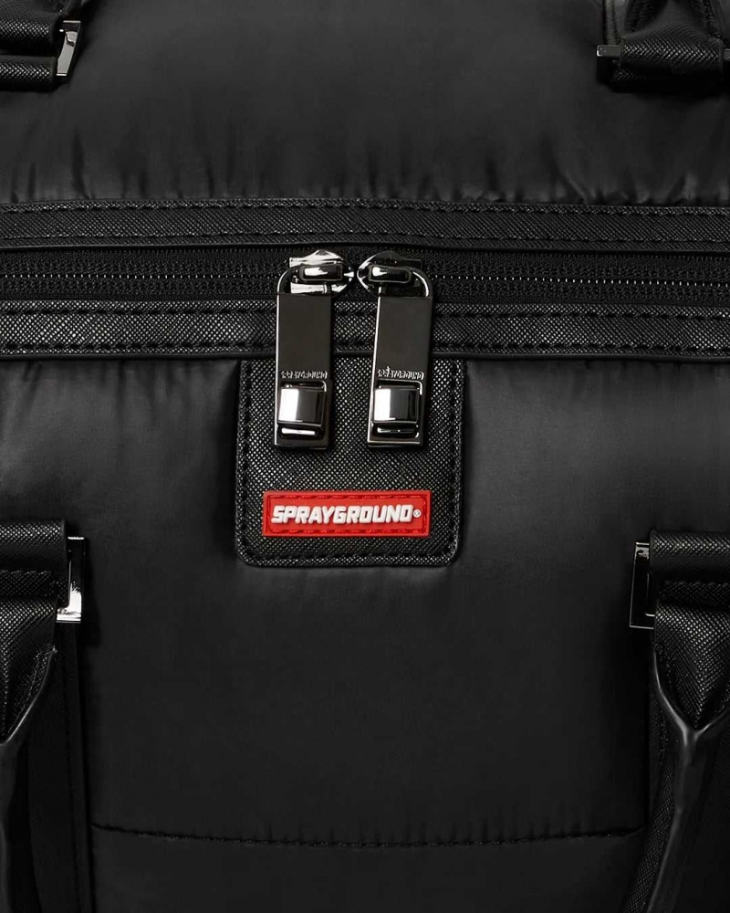 Sprayground Bag SIP PUFFER DUFFLE Black | HQVNT3219