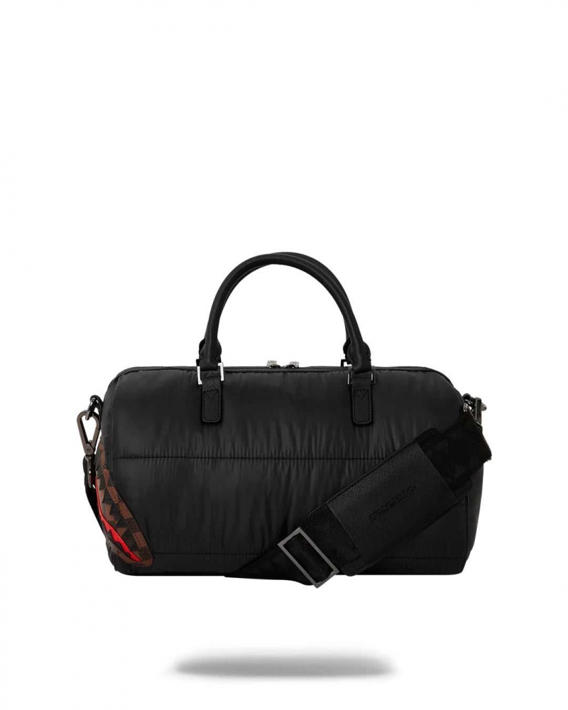 Sprayground Bag SIP PUFFER MINI DUFFLE Black | DALJH5081