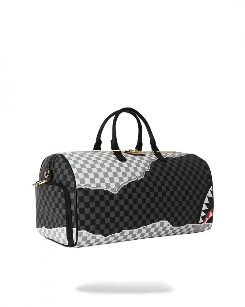 Sprayground Bag TEAR IT UP DUFFLE Grey | LWEKM6123