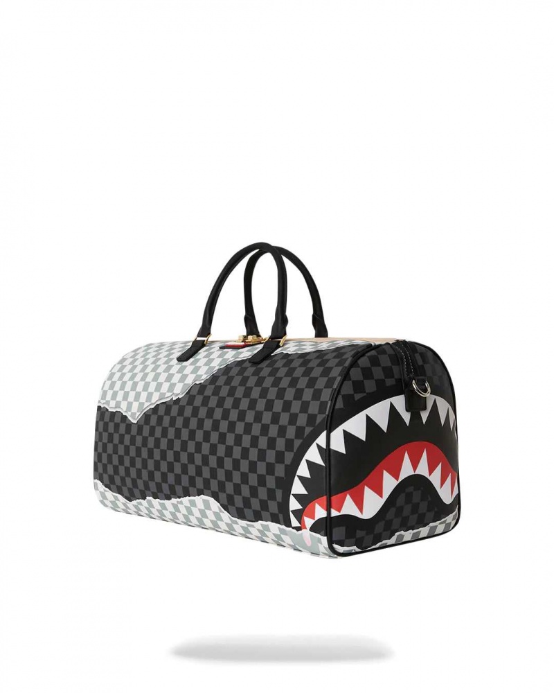 Sprayground Bag TEAR IT UP DUFFLE Grey | LWEKM6123