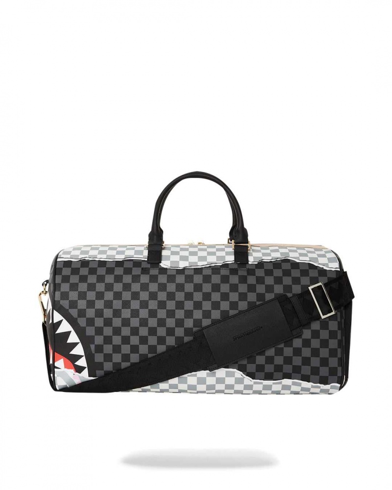 Sprayground Bag TEAR IT UP DUFFLE Grey | LWEKM6123