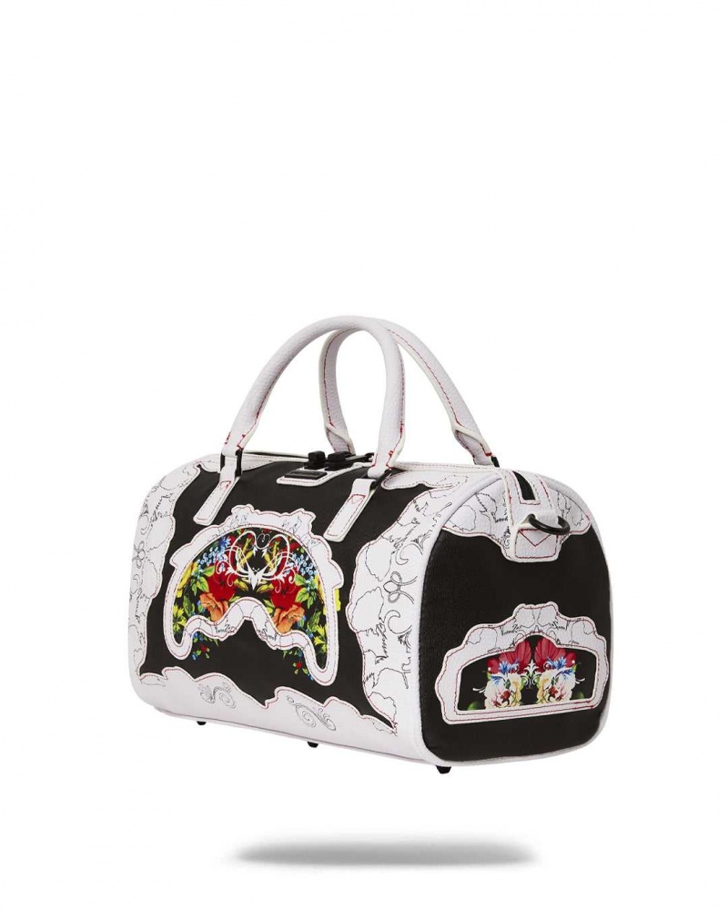 Sprayground Bag THE FLORAL CUT MINI DUFFLE White | VXGCR4570