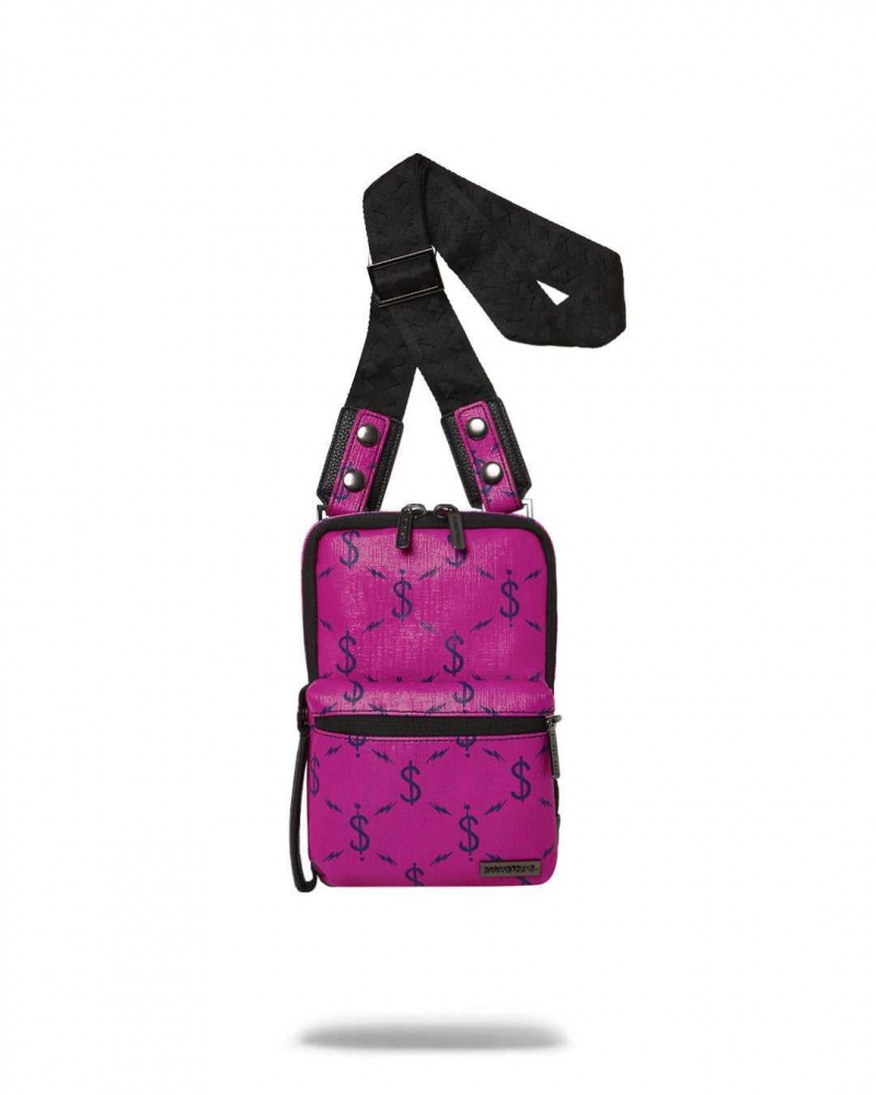 Sprayground Bag THE LOTUS SLING BAG Fuchsia | HMWXU6841