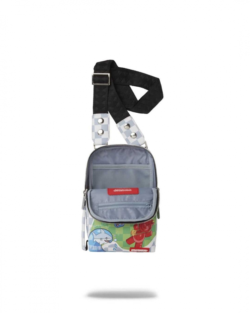 Sprayground Bag TOKYO BUBBLE SLING White | ZWIYH7405