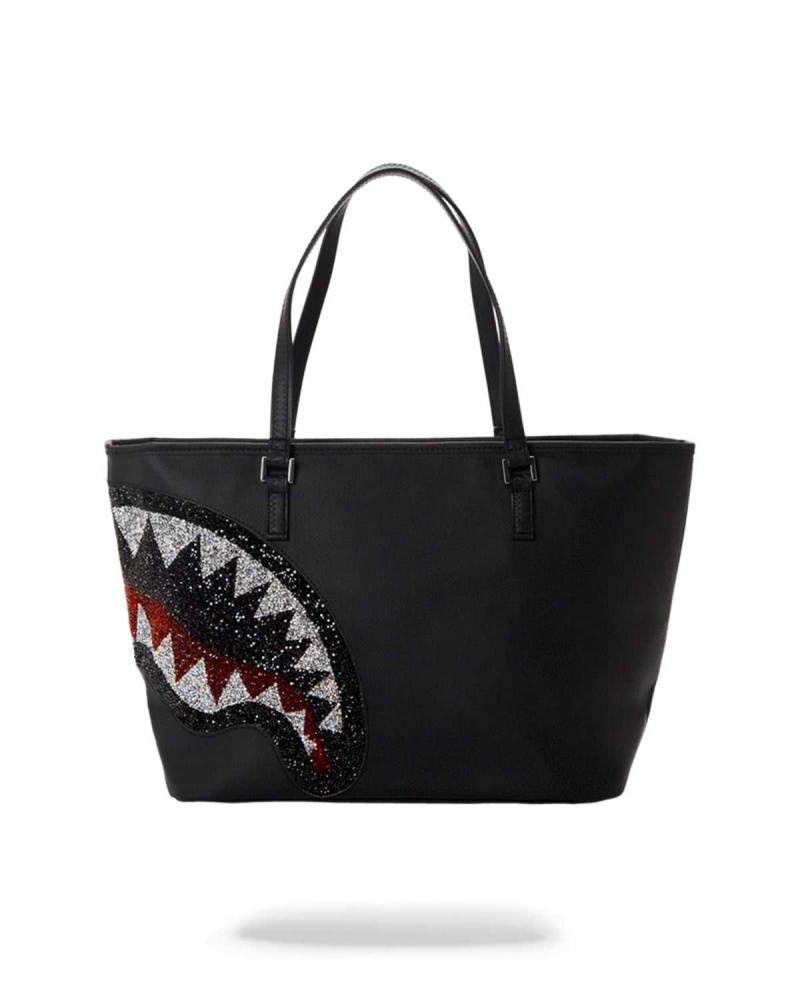 Sprayground Bag TRINITY 2.0 SHARK TOTE Black | DXJKF9361