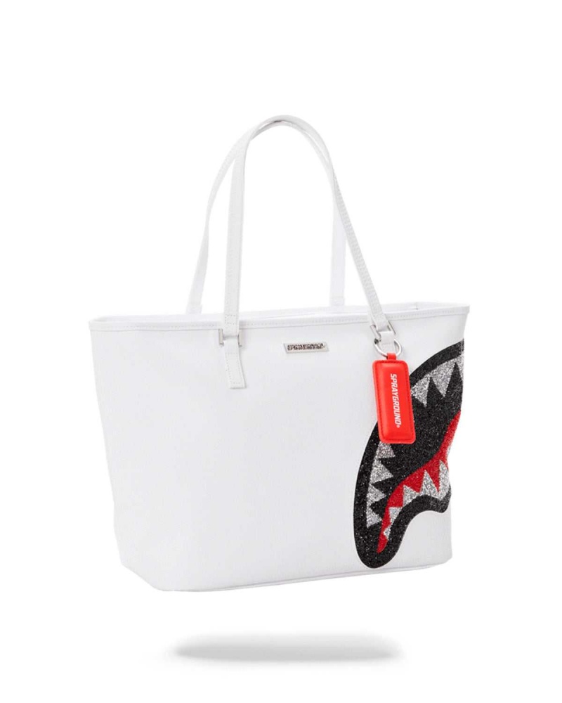 Sprayground Bag TRINITY 2.0 SHARK TOTE White | DKVGF3617