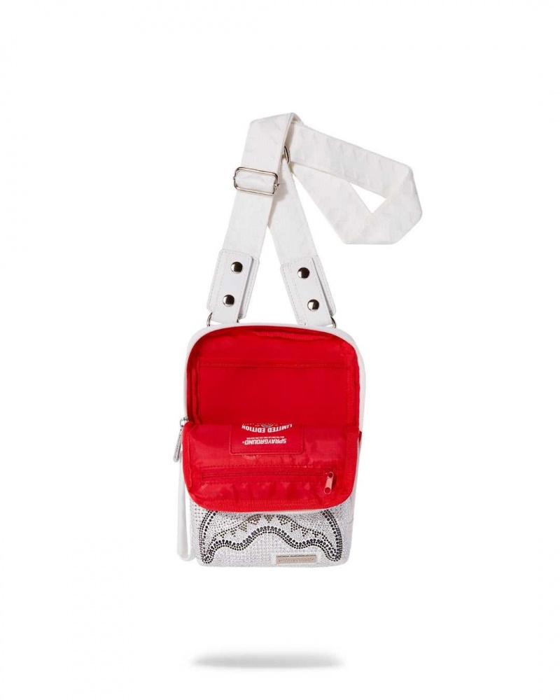 Sprayground Bag TRINITY SLING White | FVYLP9657