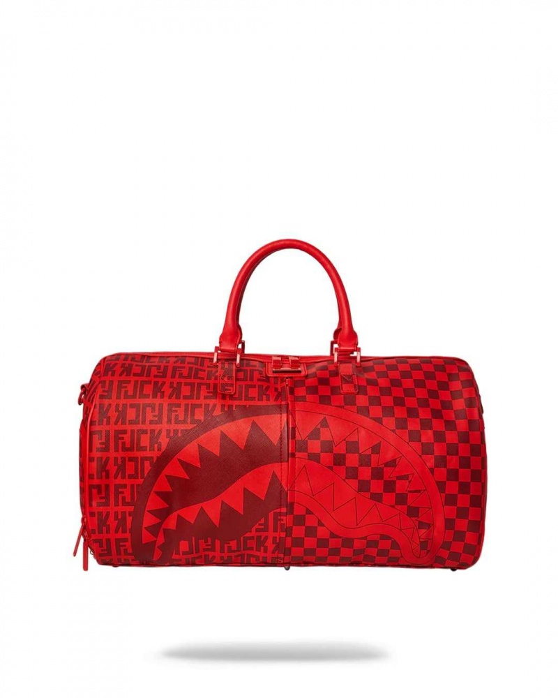 Sprayground Bag VENI, VIDI, VICI DUFFLE Red | ZUNQG3502