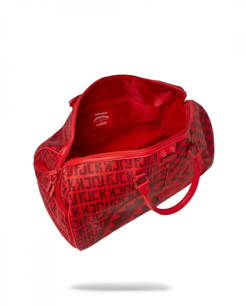 Sprayground Bag VENI, VIDI, VICI DUFFLE Red | ZUNQG3502