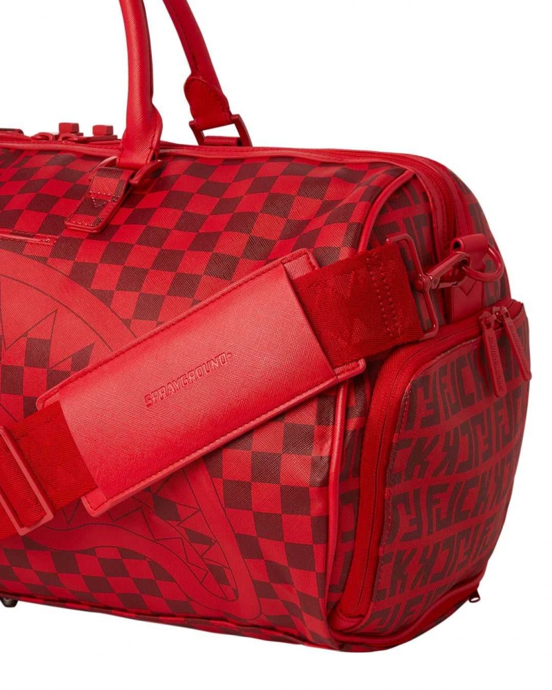 Sprayground Bag VENI, VIDI, VICI DUFFLE Red | ZUNQG3502