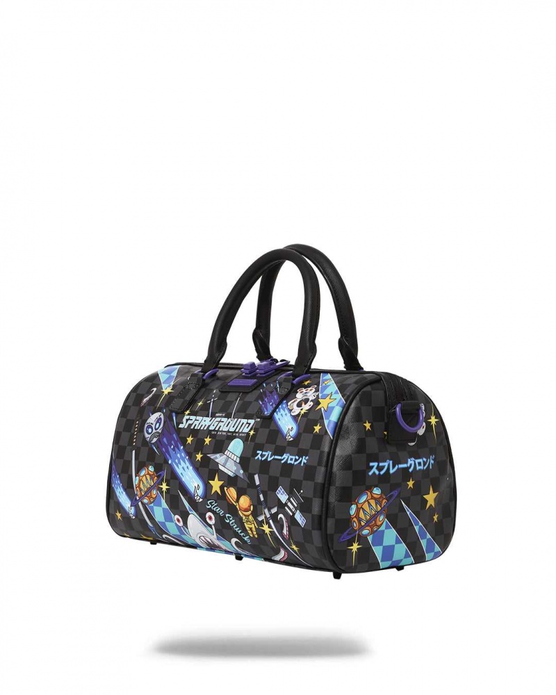 Sprayground Bag WTF ALIEN INVASION MINI DUFFLE Black | CRKFN2048