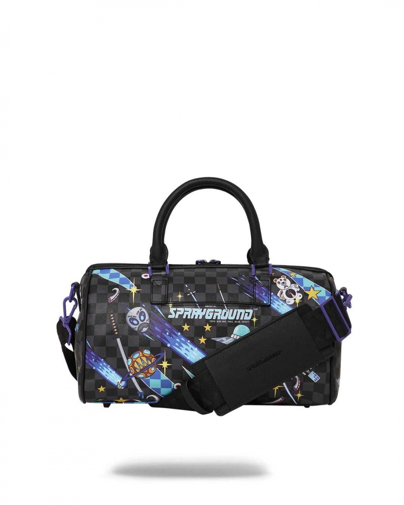 Sprayground Bag WTF ALIEN INVASION MINI DUFFLE Black | CRKFN2048