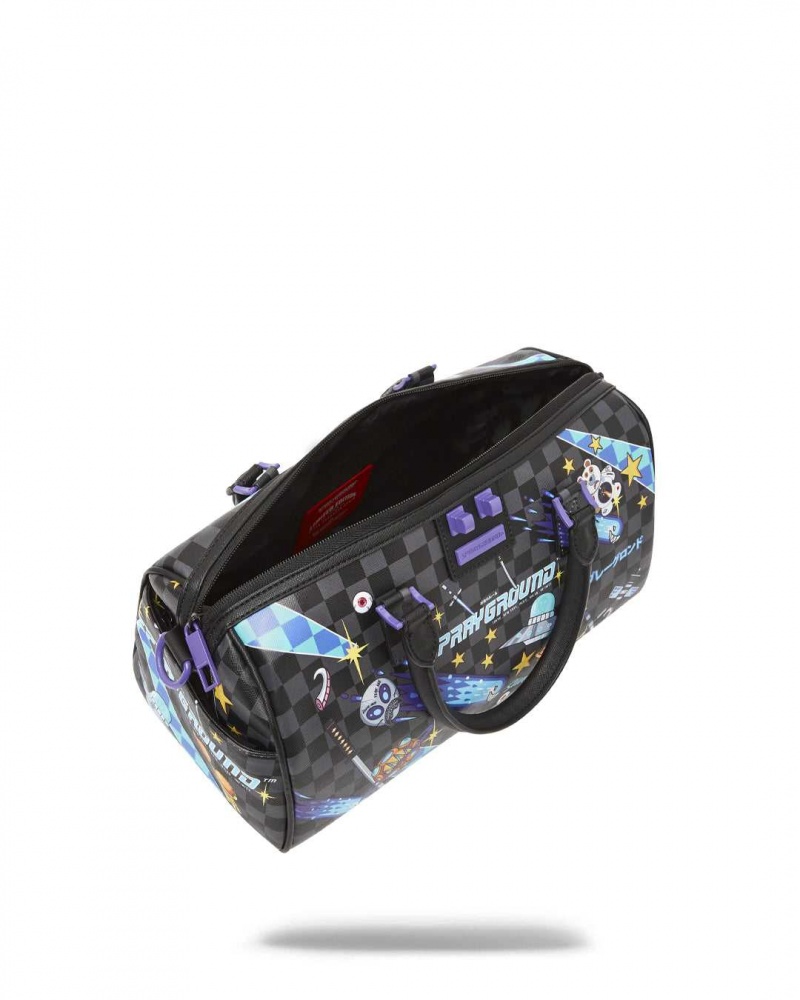 Sprayground Bag WTF ALIEN INVASION MINI DUFFLE Black | CRKFN2048