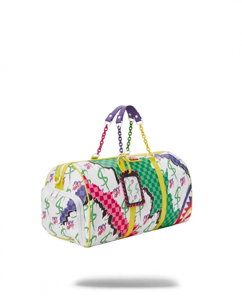 Sprayground Bag WTF DUFFLE White | LRNZJ2643