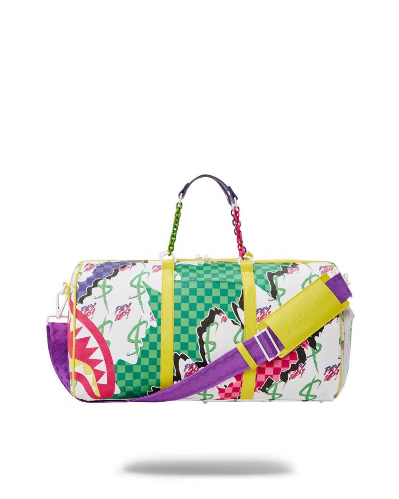 Sprayground Bag WTF DUFFLE White | LRNZJ2643