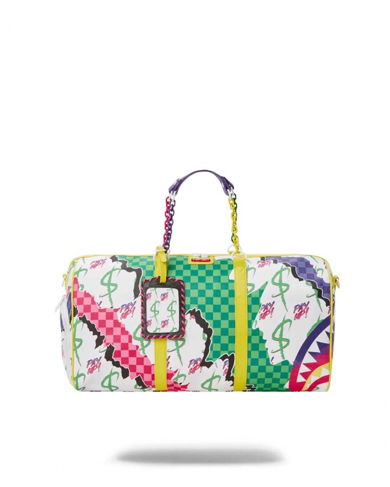 Sprayground Bag WTF DUFFLE White | LRNZJ2643